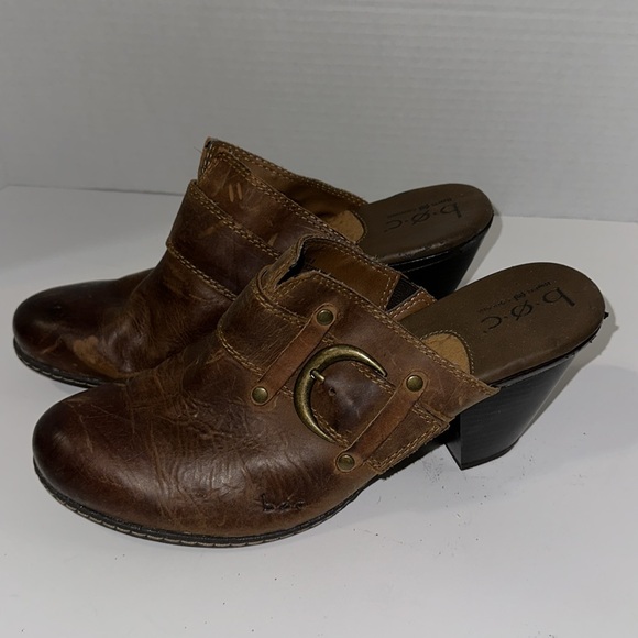 BOC Born Concept Shoes Womens 9 M Clogs Mule Loafers Slip On Heel Veganleather - Picture 5 of 16
